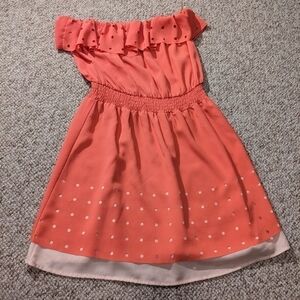 YA size small off shoulder dress